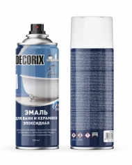 Аэрозольная эмаль для ванн и керамики DECORIX 520 мл