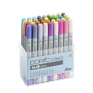 Набор маркеров для рисования Copic Ciao Set C, 36 цветов