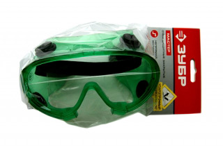 Защитные очки ЗУБР МАСТЕР закрытого типа, с непрямой вентиляцией, поликарбонатные 11026