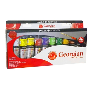 Набор масляных красок Daler Rowney Georgian GOC StudioSet, 10x38 мл