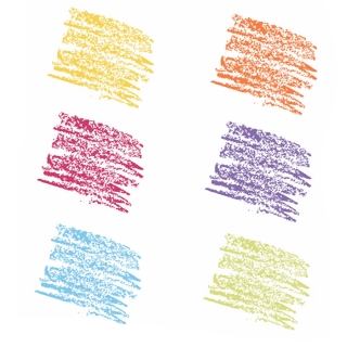 Мел цветной Jovi, набор 20 шт., для рисования на асфальте, круглый, пластиковое ведро