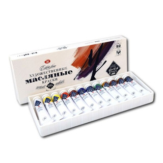 Масляные краски «Мастер-Класс» НЕВСКАЯ ПАЛИТРА, набор 12 цветов по 18 мл