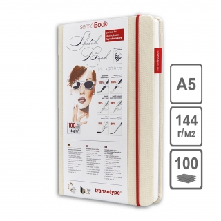 Скетчбук Layoutmarker SenseBook 14,1х20,9 см, 144 г/кв.м, 100 листов