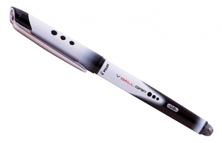 Ручка-роллер Pilot "V-Ball" черная, 0,5мм, грип