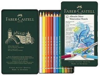 Акварельные карандаши Faber-Castell Albrecht Dürer профессиональные 12 цв.