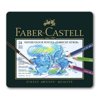 Акварельные карандаши Faber-Castell Albrecht Dürer для профессионалов 24 цвета