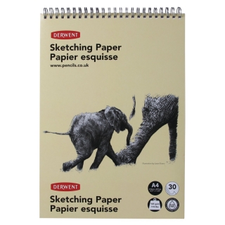 Блокнот для эскизов Derwent Sketch, 165 г/м2, формат А4, 30 листов