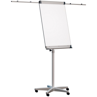Флипчарт передвижной 2х3 "Office", 70*100см, регул. по выс., боков. держатели д/бумаги, полочка