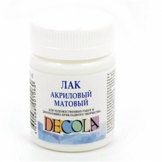 Лак акриловый матовый Decola Невская Палитра, 50мл