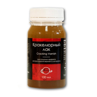 Кракелюрный лак Таир для одношагового и двухшагового кракелюра, 100 мл