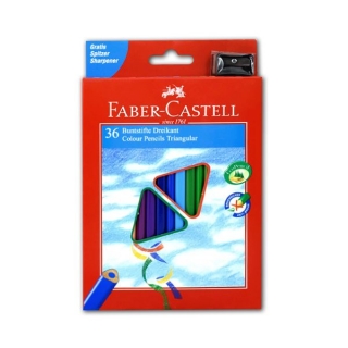 Набор цветных карандашей Еco Faber-Castell, 36 цветов, с точилкой