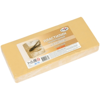 Пластилин скульптурный Гамма "Студия", телесный, мягкий, 1000г