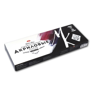 Универсальные акриловые краски «Мастер-Класс» НЕВСКАЯ ПАЛИТРА, набор 12 цветов по 18 мл