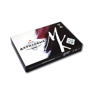 Универсальные акриловые краски «Мастер-Класс» НЕВСКАЯ ПАЛИТРА, набор 6 цветов по 46 мл