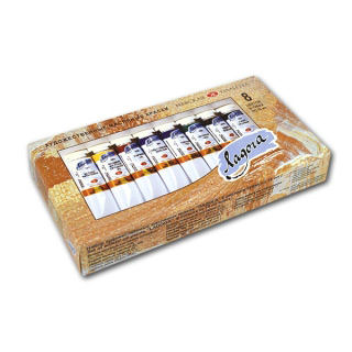 Масляные краски «Ладога» НЕВСКАЯ ПАЛИТРА, набор 8 базовых цветов по 18 мл