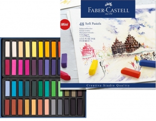 Пастель Faber-Castell "Soft pastels", 48 цв., мини