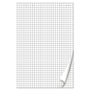 Блокнот для флипчарта Brauberg, 50 листов, клетка, 67,5х98 см, 80 г/м2