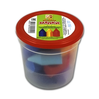 Набор восковых мелков в стакане "Кроха" ЛУЧ, 15 цветов