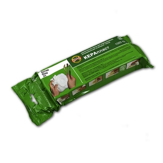 Масса керамическая для моделирования Kera Plast KOH-I-NOOR без обжига, 1000 г, белая