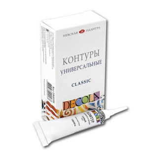 Набор универсальных акриловых контуров Classic Decola НЕВСКАЯ ПАЛИТРА для росписи и декора, 3 цв.