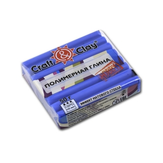 Полимерная глина с эффектом матового стекла Craft&Clay, 50 г, запекаемая