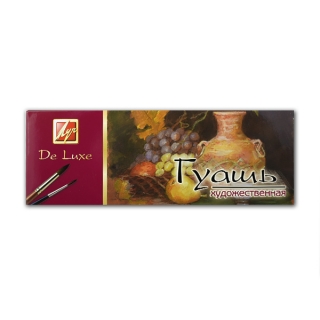 Гуашевые краски "Люкс" ЛУЧ, набор 12 цветов по 20 мл