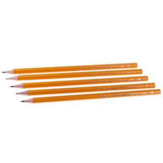 Чернографитные карандаши Koh-I-Noor "1696", набор 5 шт., H-2B