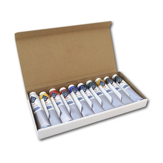 Темперные краски «Мастер-Класс» НЕВСКАЯ ПАЛИТРА, набор 10 цветов по 46 мл