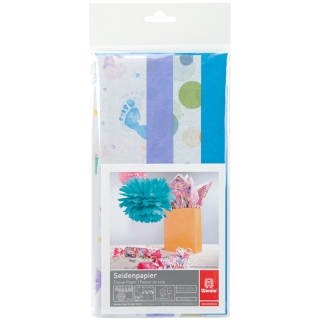 Набор бумаги тишью Werola "Sweet", 50*76см, 4 листа, 17г/м2, ассорти, пакет, европодвес