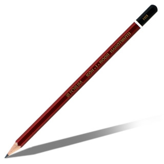 Набор чернографитных карандашей Koh-I-Noor KIN «Forum», 6 шт, твердость B, HB, 2B, 2H, 3B, 3H