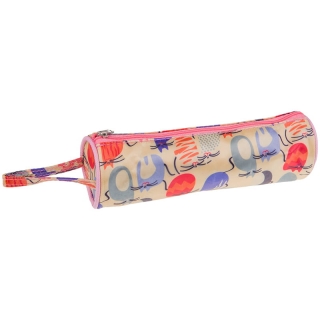 Пенал-тубус 200*60 ArtSpace "Мяу", полиэстер, с ручкой