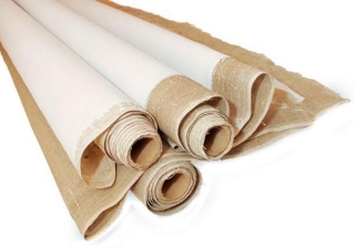 Холст в рулоне "TELA AFFRESCO" BELLE ARTI грунтованный, фреска, 210 на 1000см, 100% хлопок