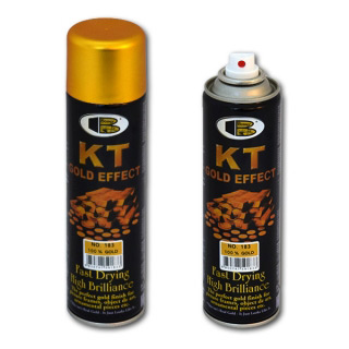 Аэрозольная краска "Золото 18 карат" BOSNY, золотые цвета, 300 мл