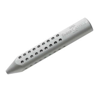 Ластик Faber-Castell "Grip 2001", трехгранный, 90*15*15 мм, серый