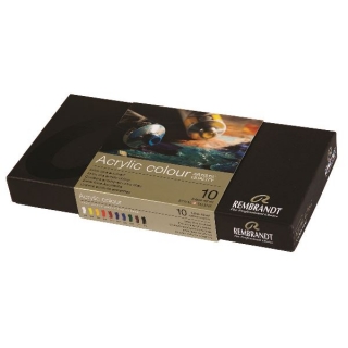 Набор акриловых красок для рисования Rembrandt Royal Talens, 10 цветов
