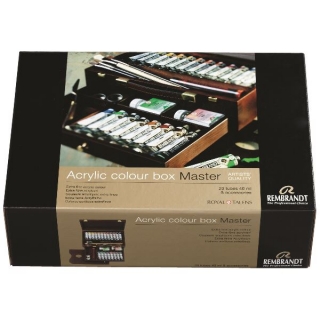 Художественный набор акриловых красок «Master» Rembrandt Royal Talens, 31 предмет