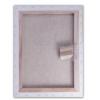 Холст на подрамнике Brauberg Art "Premiere", 400 г/м2, 30х40 см, грунтованный, 100% лен, среднее зерно