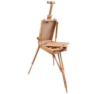 Этюдник Brauberg Art Classic, бук, 50х34х11 см, высота холста 87 см, ножки деревянные 90 см, ремень