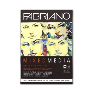 Альбом для смешанных техник Mixed Media FABRIANO, 250г/м2, А4, 40 л