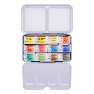 Набор акварельных красок Белые ночи Невская Палитра, 12 шт х 2,5 мл