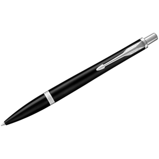 Ручка шариковая Parker "Urban Muted Black CT" синяя, 1,0мм, кнопочн., подар. уп.