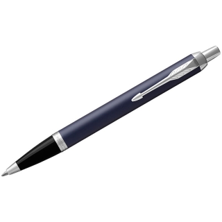 Ручка шариковая Parker "IM Matte Blue CT" синяя, 1,0мм, кнопочн., подар. уп.