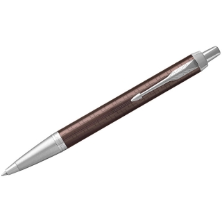 Ручка шариковая Parker "IM Premium Brown CT" синяя, 1,0мм, кнопочн., подар. уп.