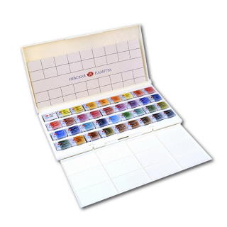 Акварельные краски «Белые ночи» Невская палитра, набор 36 цветов с палитрой