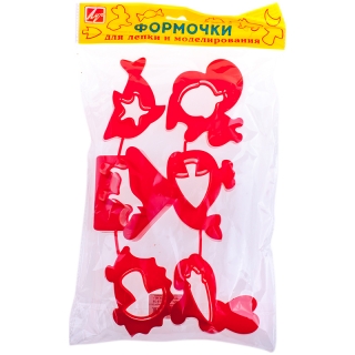 Набор аксессуаров для лепки №1 ЛУЧ, 6шт., пластик, пакет, европодвес