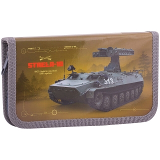 Пенал 1 отделение, 190*115 ArtSpace "Военная техника", ламинация