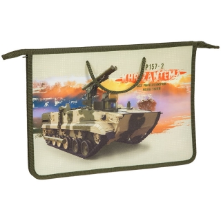 Папка с ручками А4 ArtSpace "Военная техника", пластик, 40мм