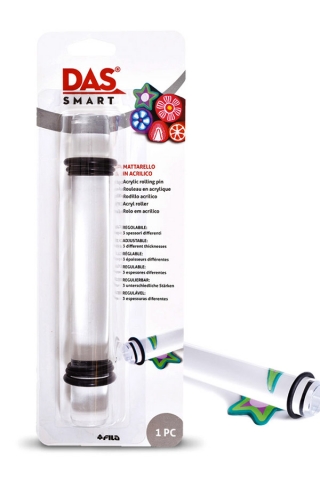 Скалка с кольцами DAS PROFESSIONAL ROLLER для лепки FILA