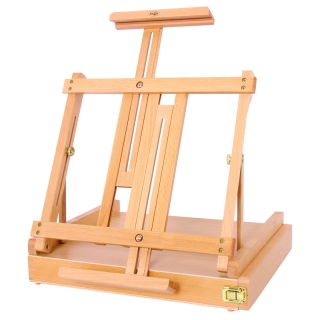 Этюдник настольный Гамма, 38х42х13 (65)см, бук