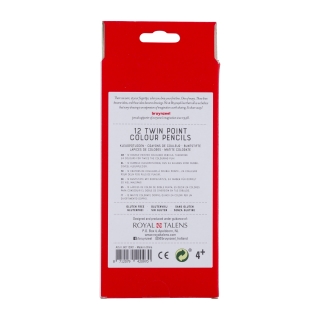 Набор двухсторонних цветных карандашей Bruynzeel Kids 12 штук в картонной упаковке